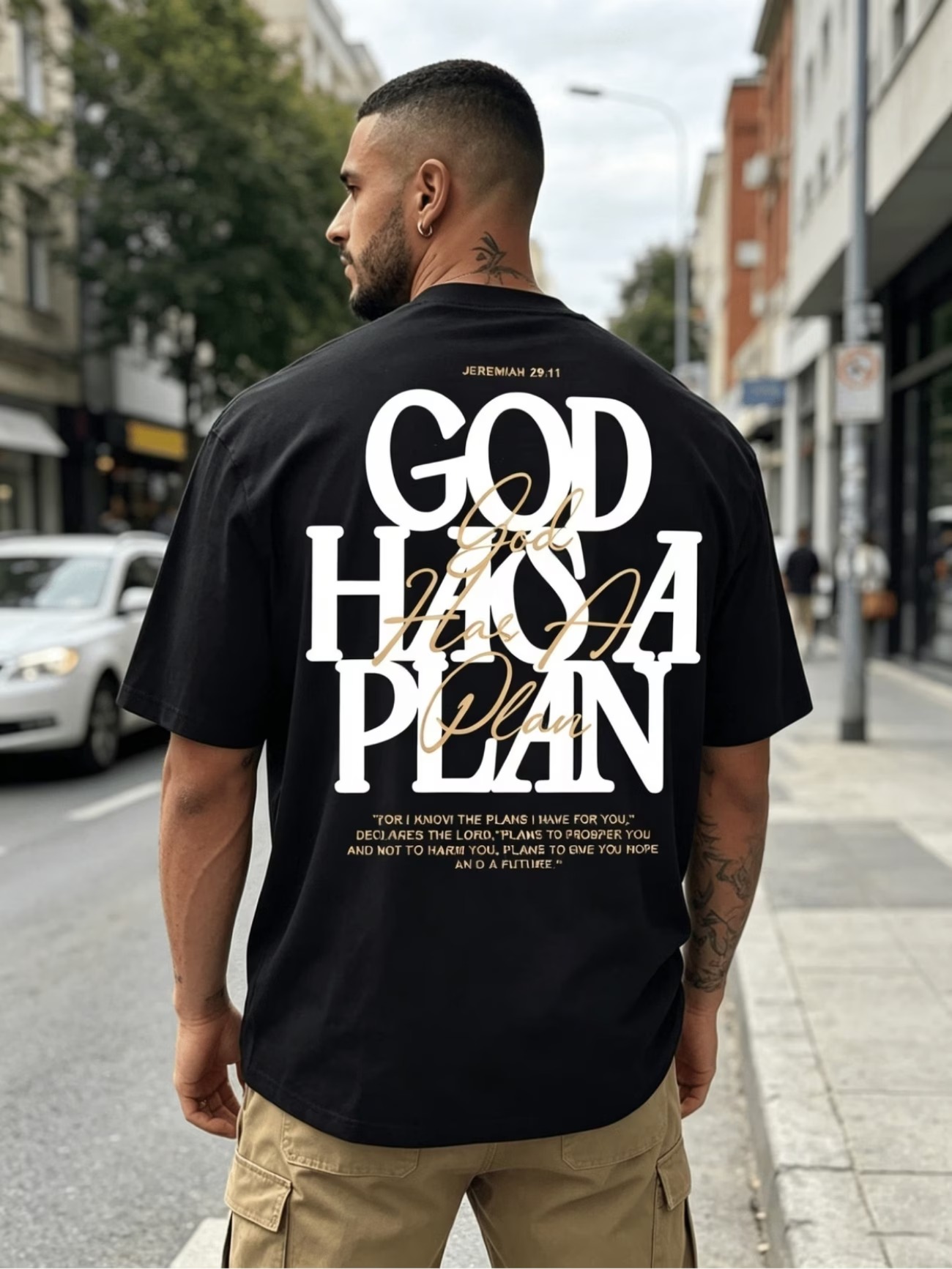 Street Style Fashion Quotes - Kaos Lengan Pendek Pria dengan Desain