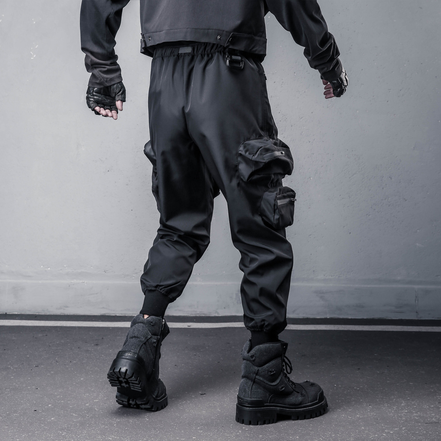 Techwear Pants Tactical - Celana Overall Techwear Desainer, Celana Paratrooper