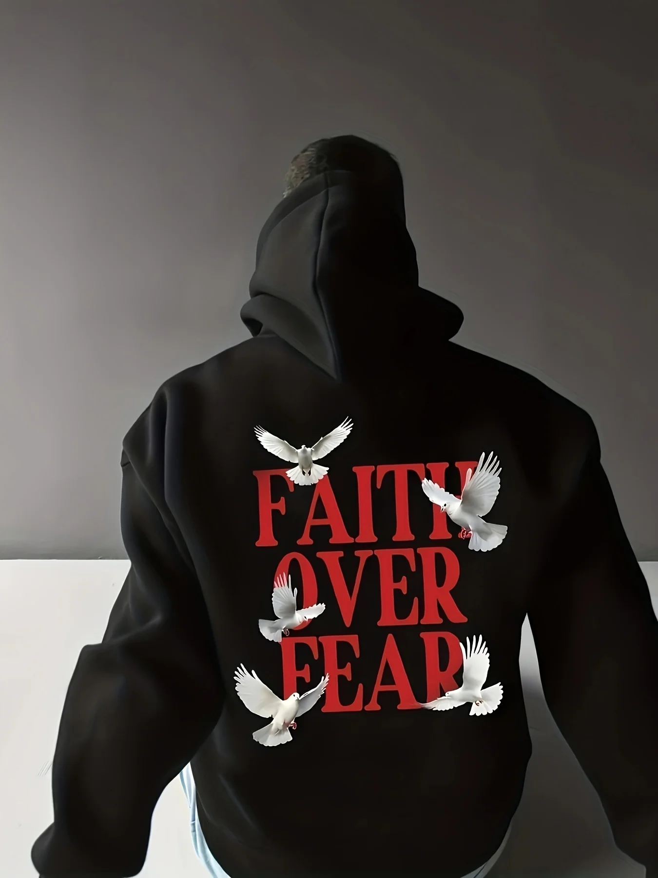 Street Style Fashion Quotes - Hoodie Pria Retro dengan Kutipan Inspiratif