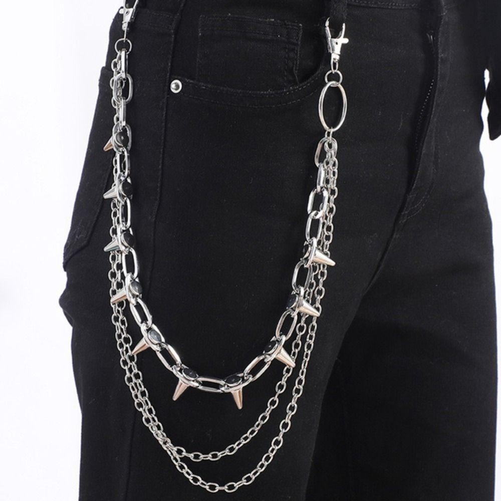 Rantai Pinggang Unisex Hip Hop - Street Fashion Necklace ulasan dan harga
