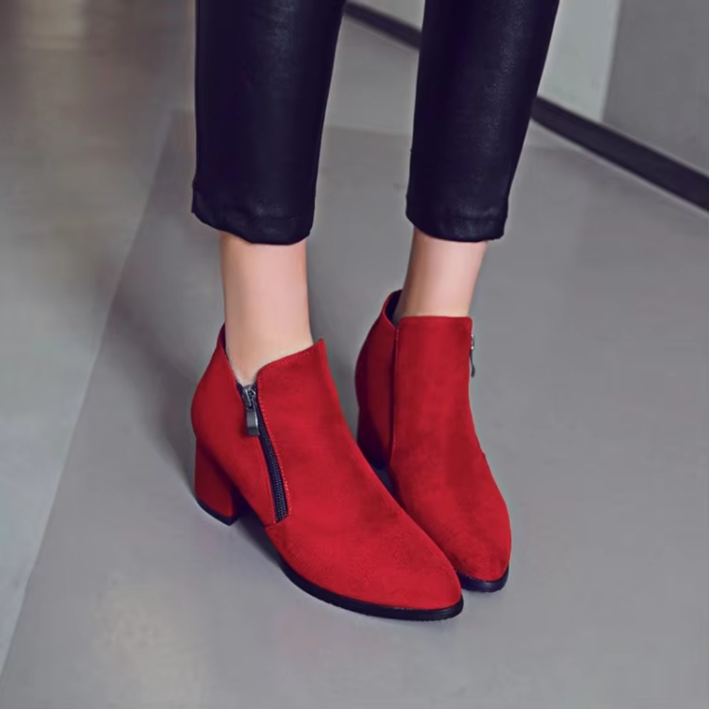 Sepatu Bot Wanita Modern Ukura - Street Fashion Plus Size ulasan dan harga