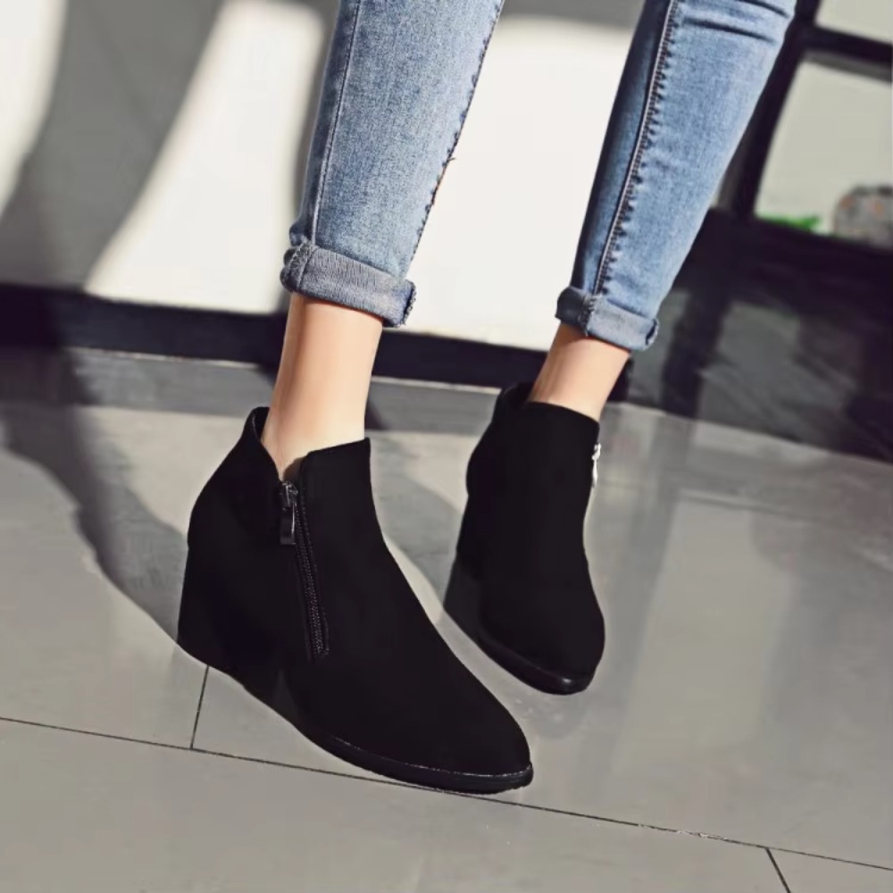 Sepatu Bot Wanita Modern Ukura - Street Fashion Plus Size ulasan dan harga