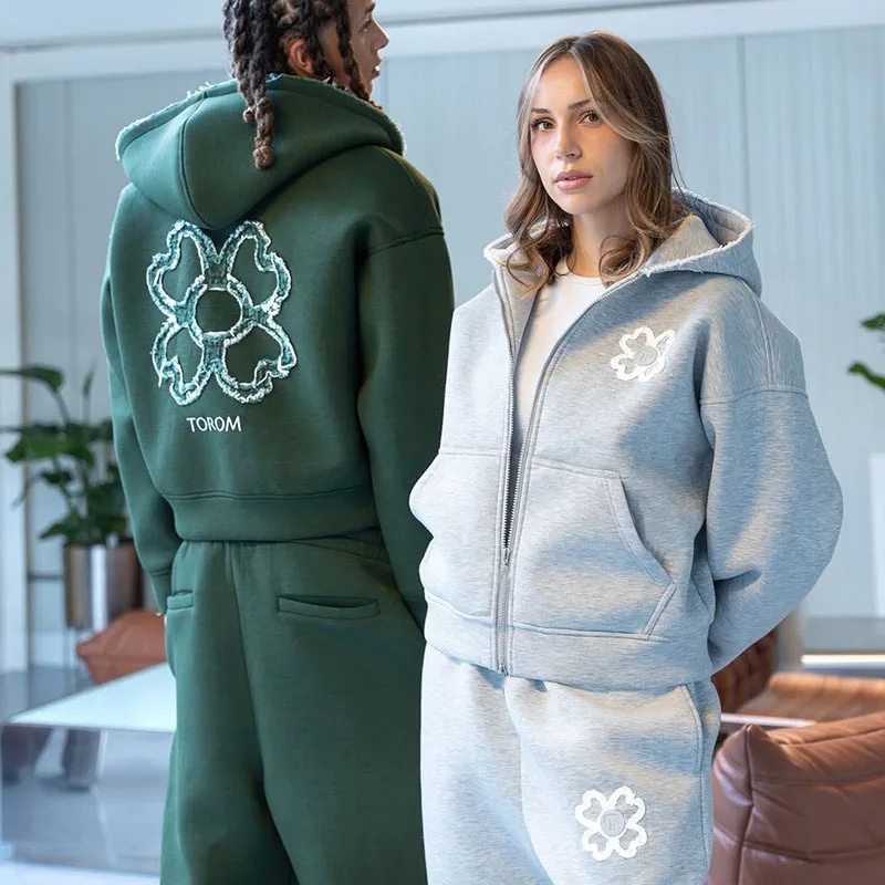 Setelan Hoodie Zip Up Oversize - Street Fashion Guys ulasan dan harga