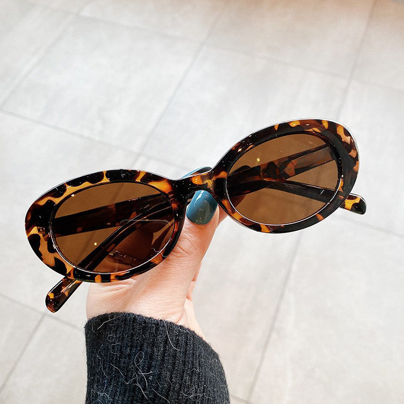 Kacamata Hitam Oval Kecil Vint - Street Fashion Brands ulasan dan harga