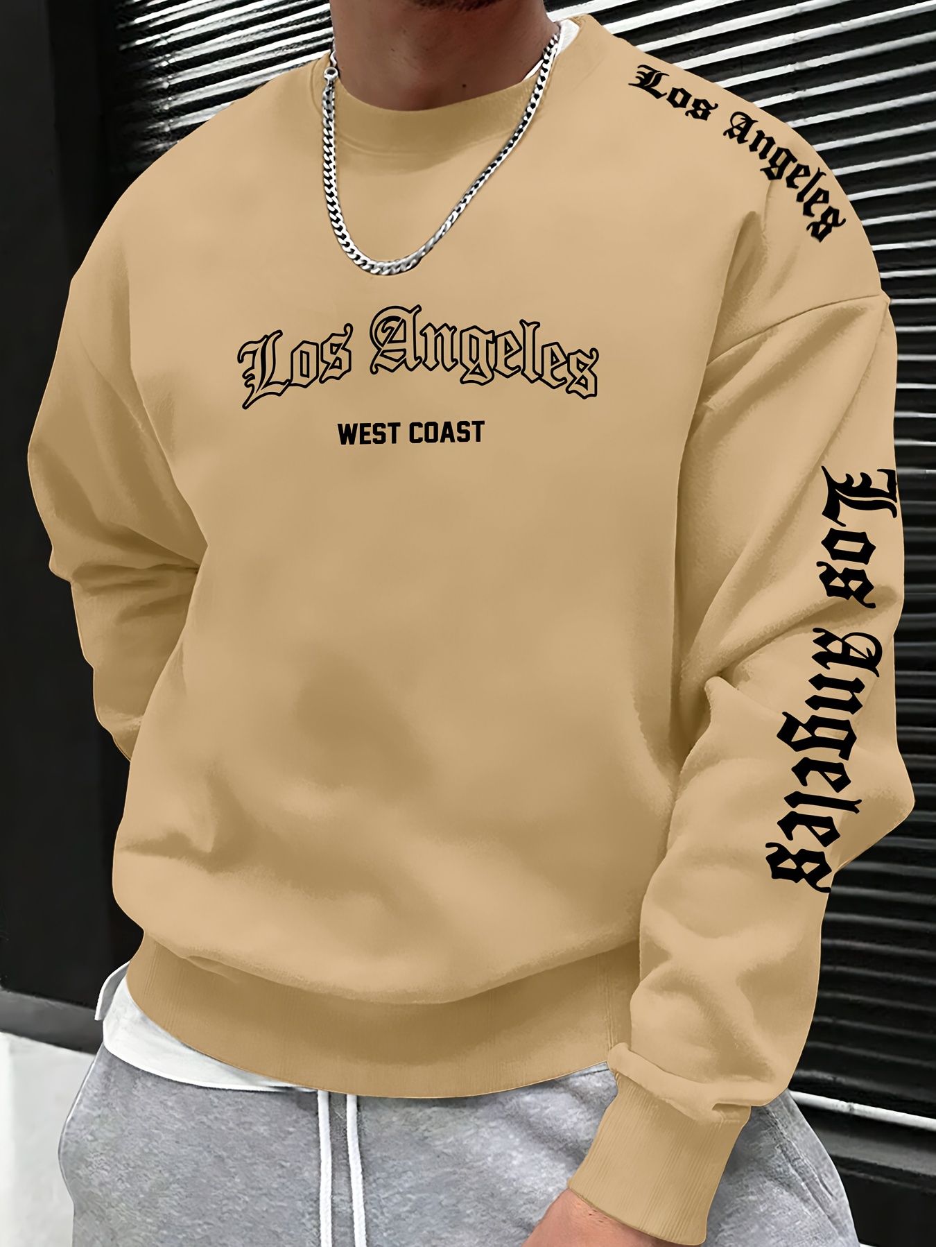 Sweatshirt Pria Leher Bulat de - Street Fashion Guys ulasan dan harga