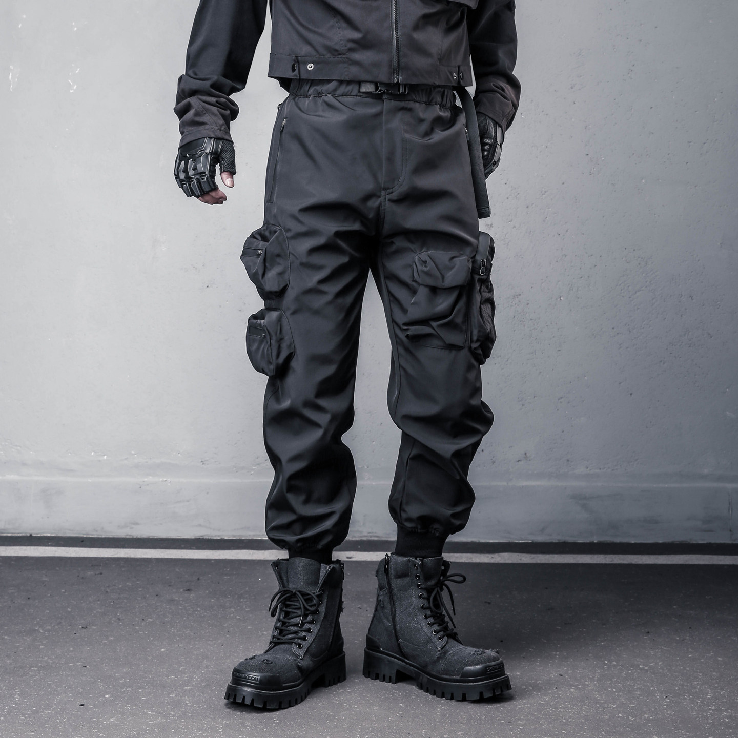 Celana Overall Techwear Desain - Techwear Pants Tactical ulasan dan harga