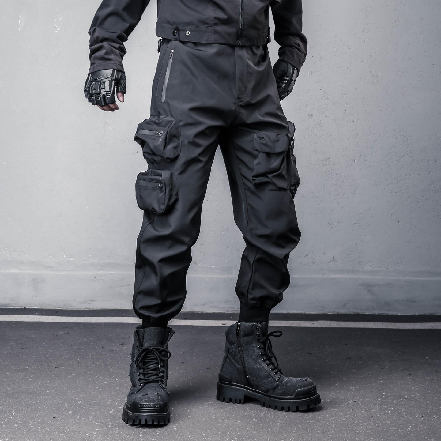 Celana Overall Techwear Desain - Techwear Pants Tactical ulasan dan harga