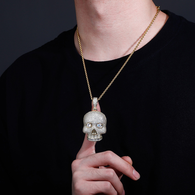 Kalung Liontin Tengkorak Berta - Fashion Street Singapore ulasan dan harga