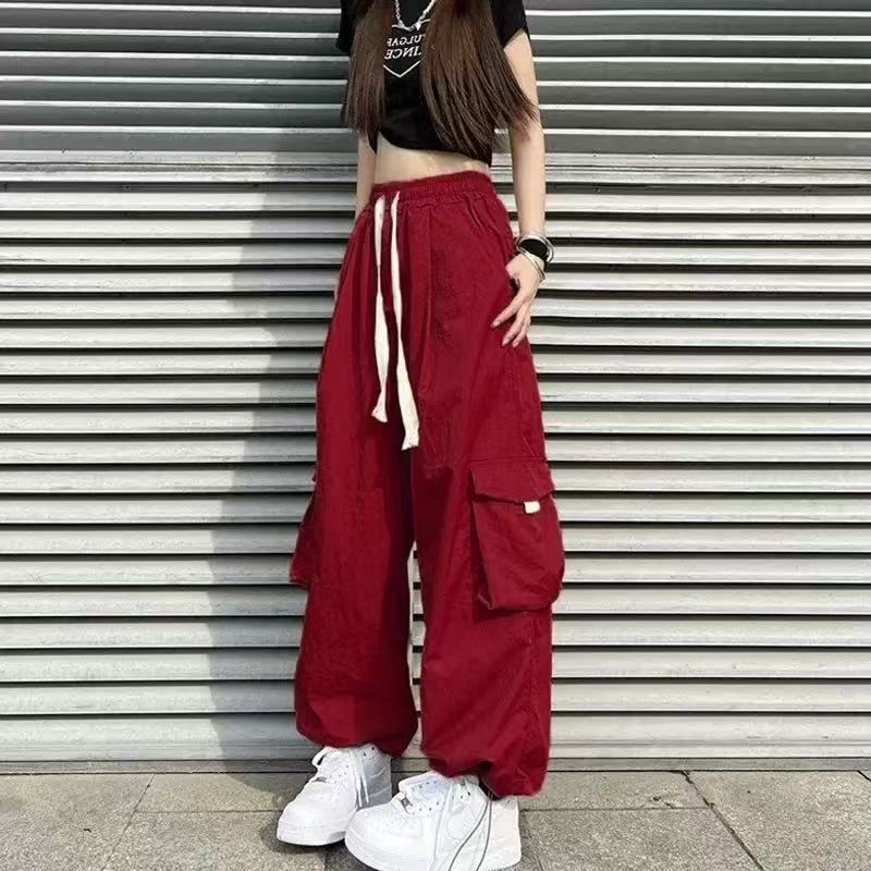 Celana Parasut Longgar Wanita  - Techwear Pants Tactical ulasan dan harga