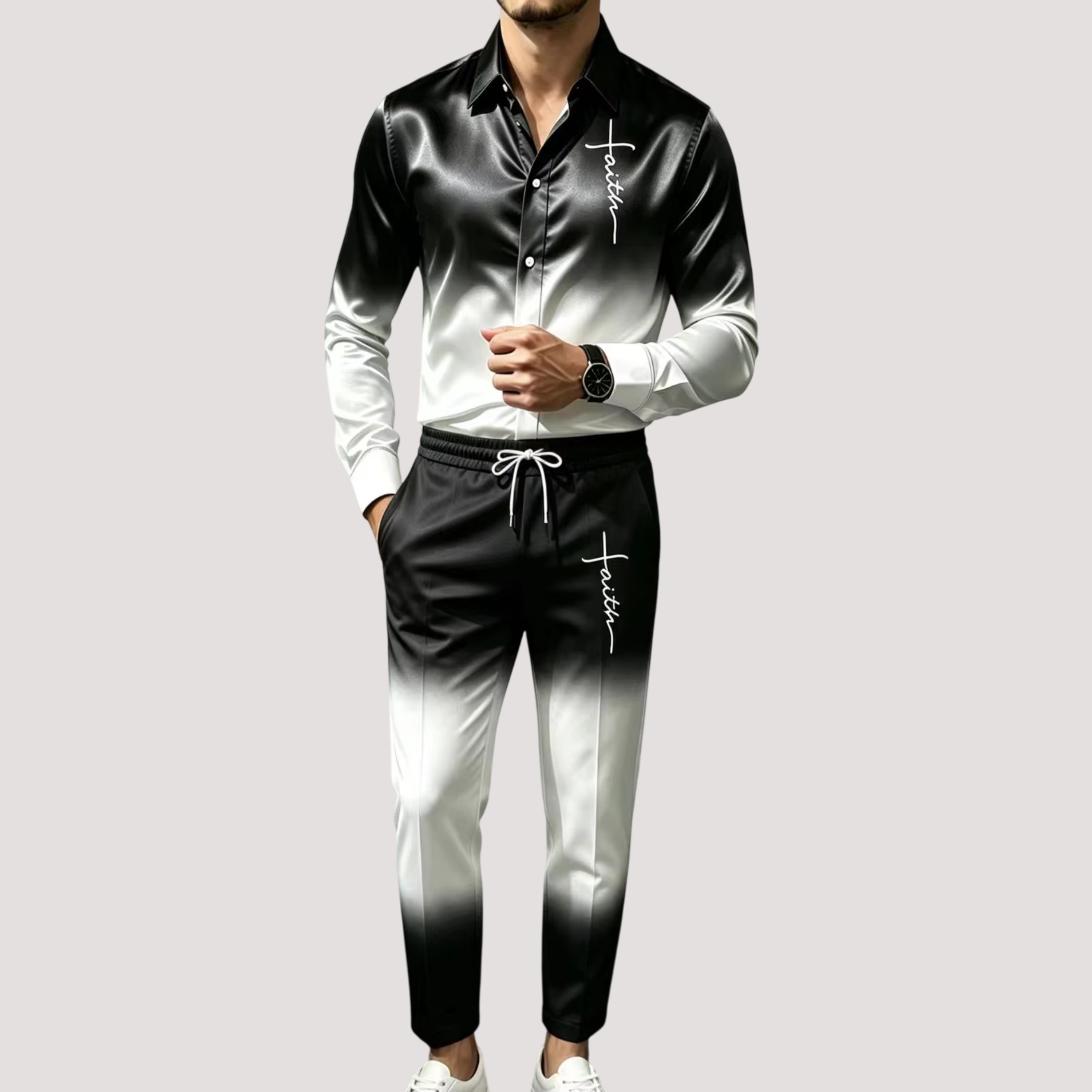 Setelan Olahraga Pria Bahan Sa - Street Fashion Guys ulasan dan harga