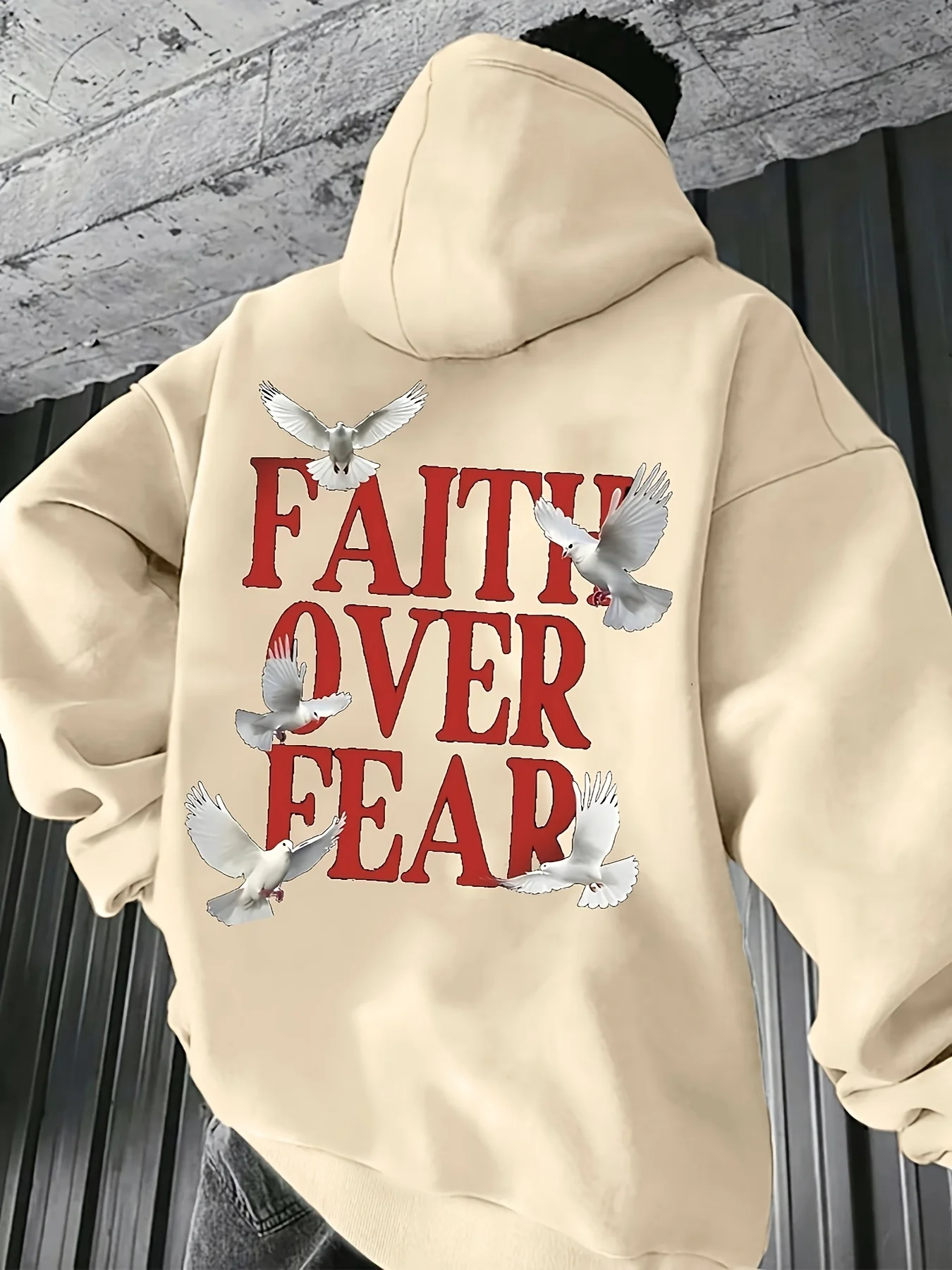 Hoodie Pria Retro dengan Kutip - Street Style Fashion Quotes ulasan dan harga