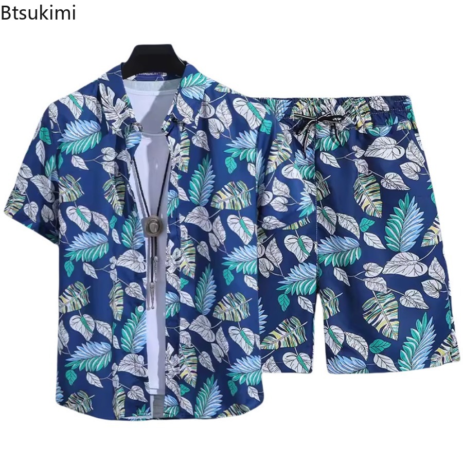 Set Kemeja Lengan Pendek Pria  - Street Fashion Plus Size ulasan dan harga