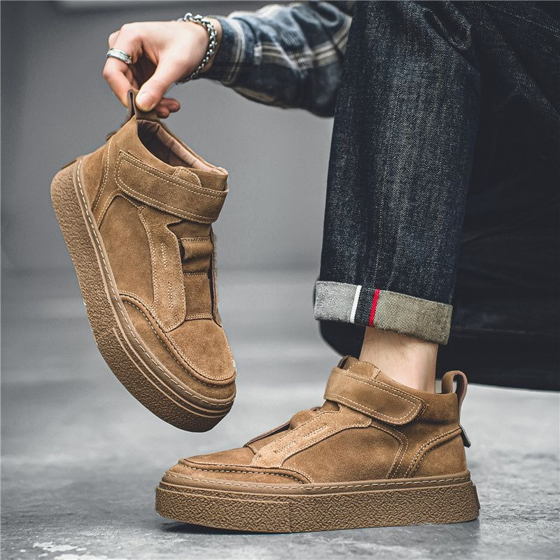 Sepatu Velcro High Top Fashion - Street Fashion Rome 2026 ulasan dan harga