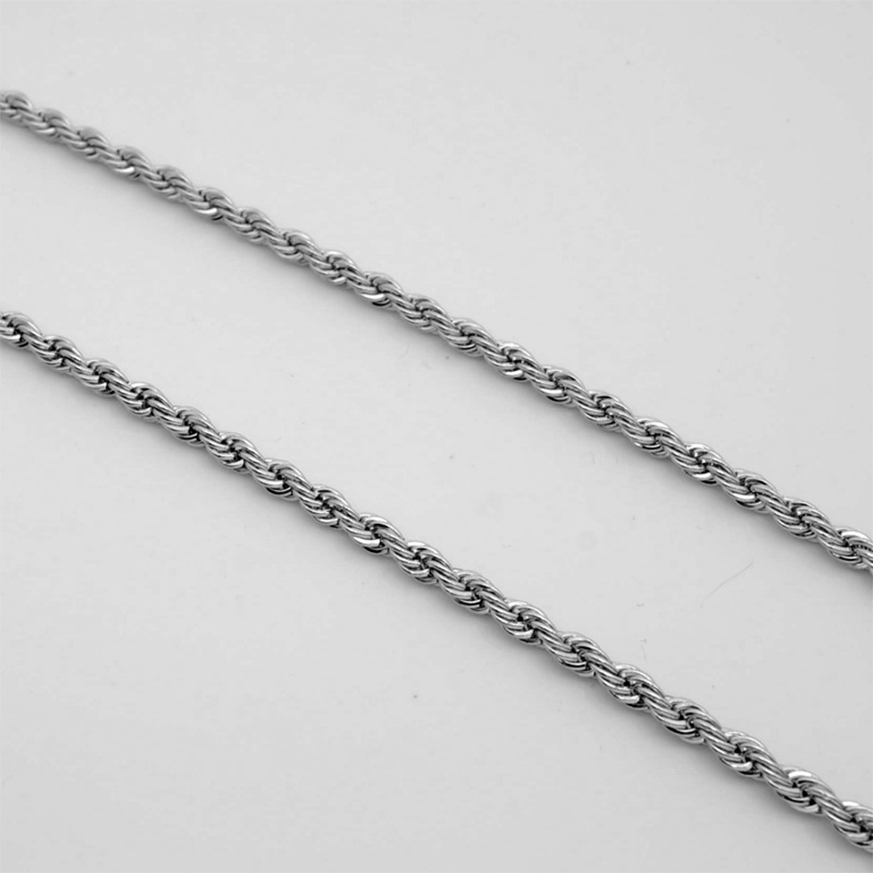 Kalung Rantai Tali Baja Tahan  - Fashion Street Singapore ulasan dan harga