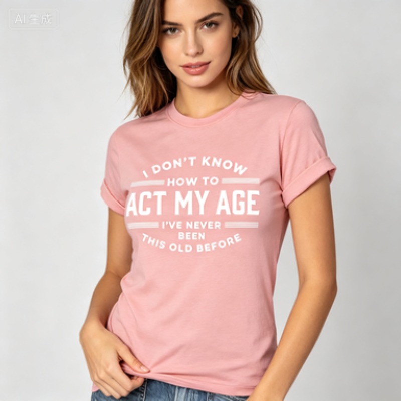 Kaos Kasual untuk Pakaian Seha - Street Style Fashion Quotes ulasan dan harga