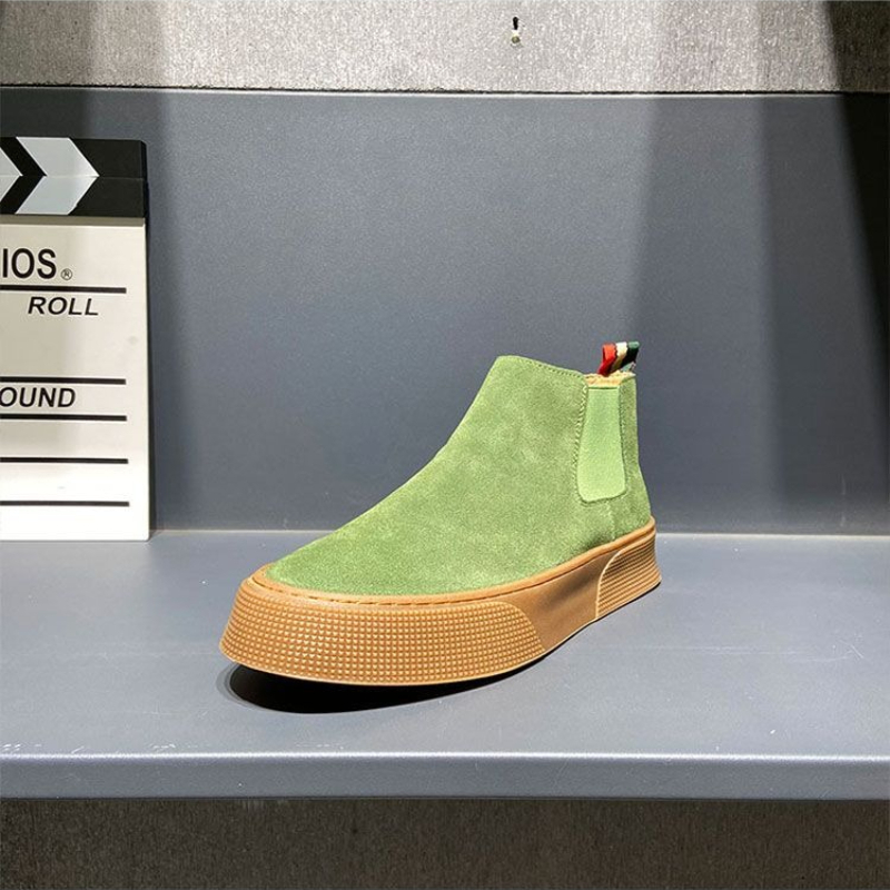 Sepatu Boots Chelsea Pria Musi - Street Fashion Korean ulasan dan harga
