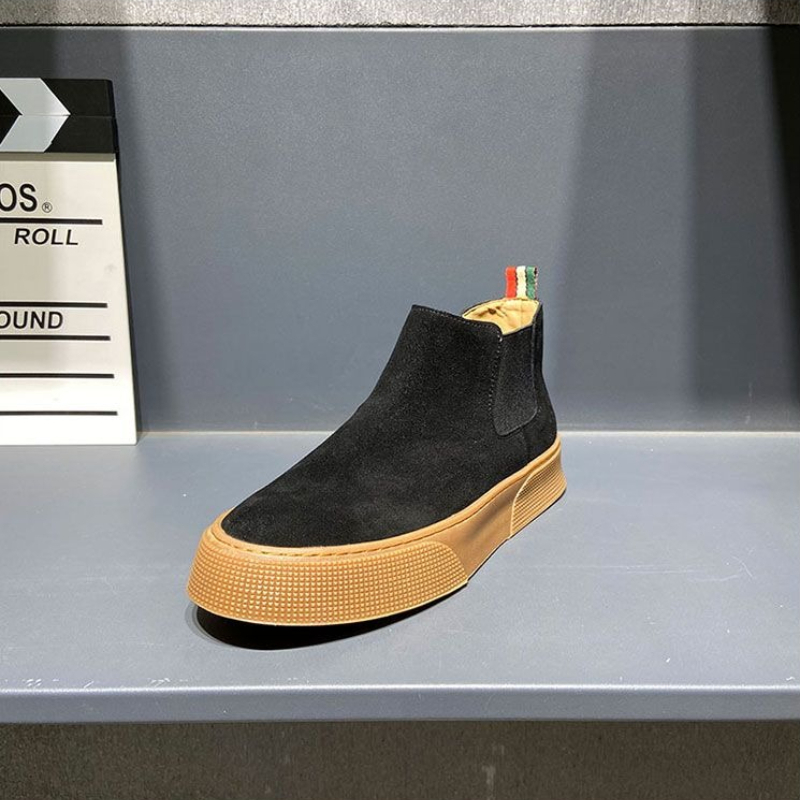 Sepatu Boots Chelsea Pria Musi - Street Fashion Korean ulasan dan harga