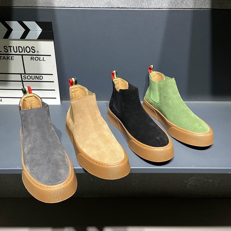 Sepatu Boots Chelsea Pria Musi - Street Fashion Korean ulasan dan harga